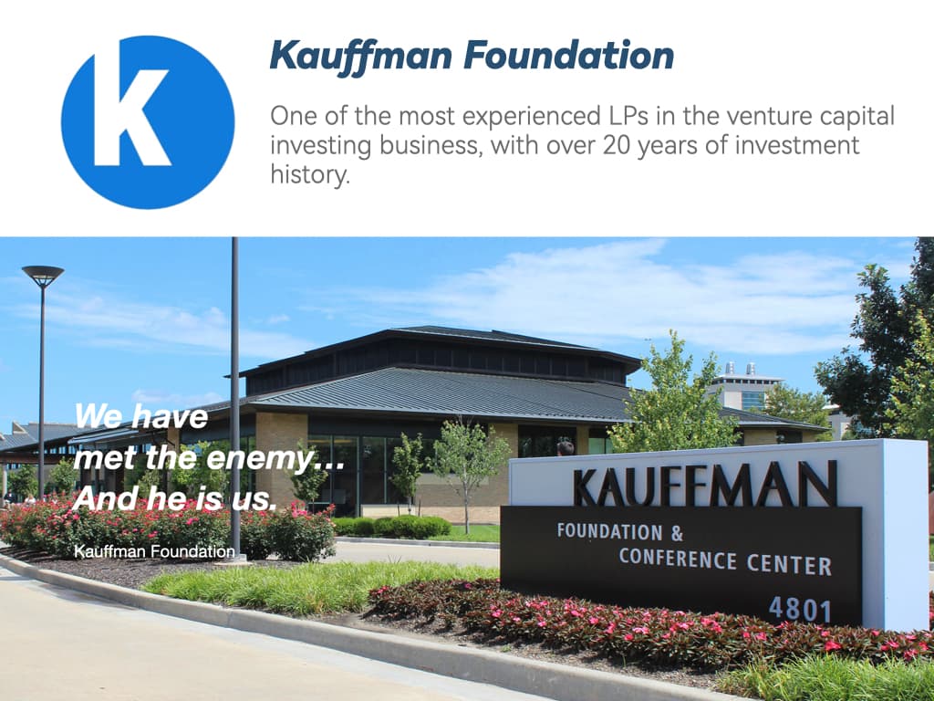 Kauffman Foundation — report slide