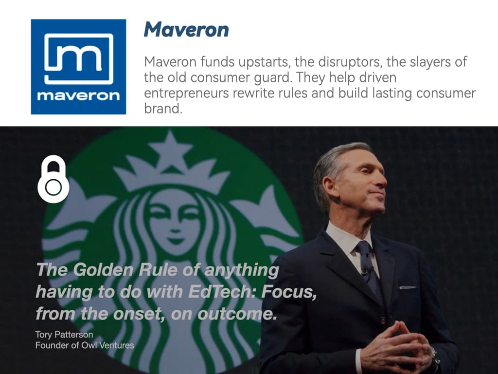 Maveron — report slide